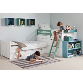 HABITACIÓN INFANTIL CON CAMA BLOCK EN ÁNGULO