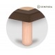 4 Patas Fijas Madera Cilíndricas
